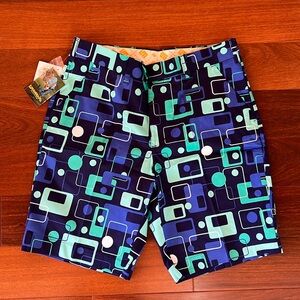 Loudmouth Golf Men's Shorts- Fore Squared